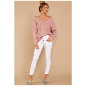 ❄️ Reddress pink knit sweater